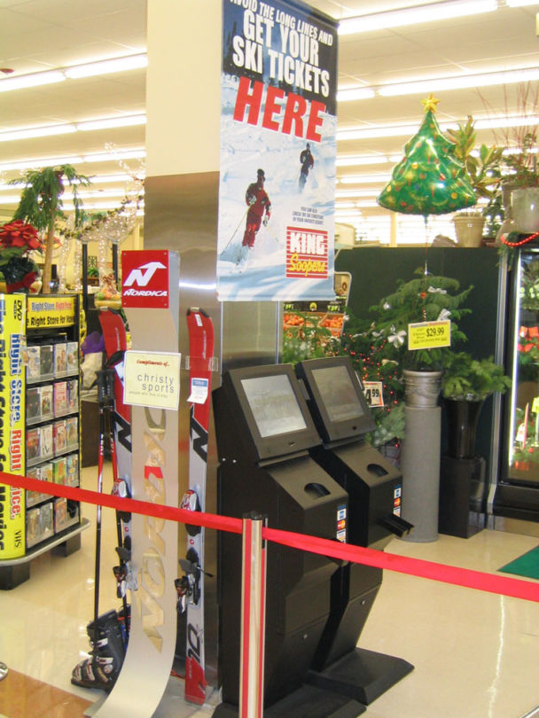 King Soopers Ticketing Kiosk Livewire Digital Kiosk Manufacturer